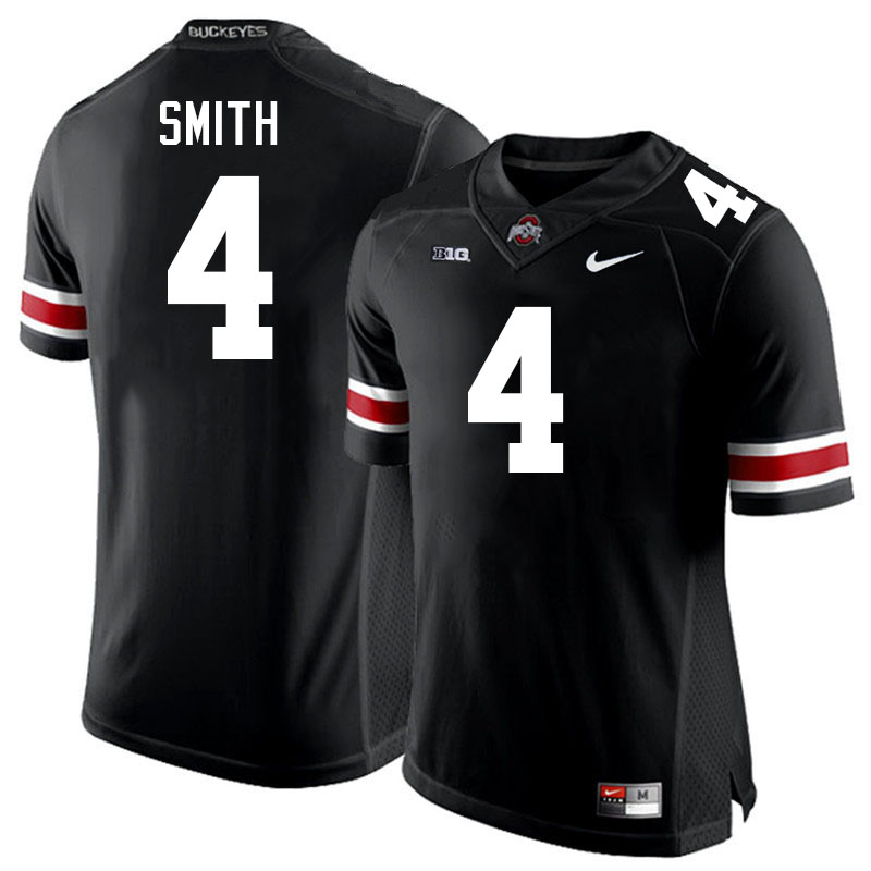 Ohio State Buckeyes Jeremiah Smith Men's's #4 Authentic Black College Football Jersey 2404ALOO8